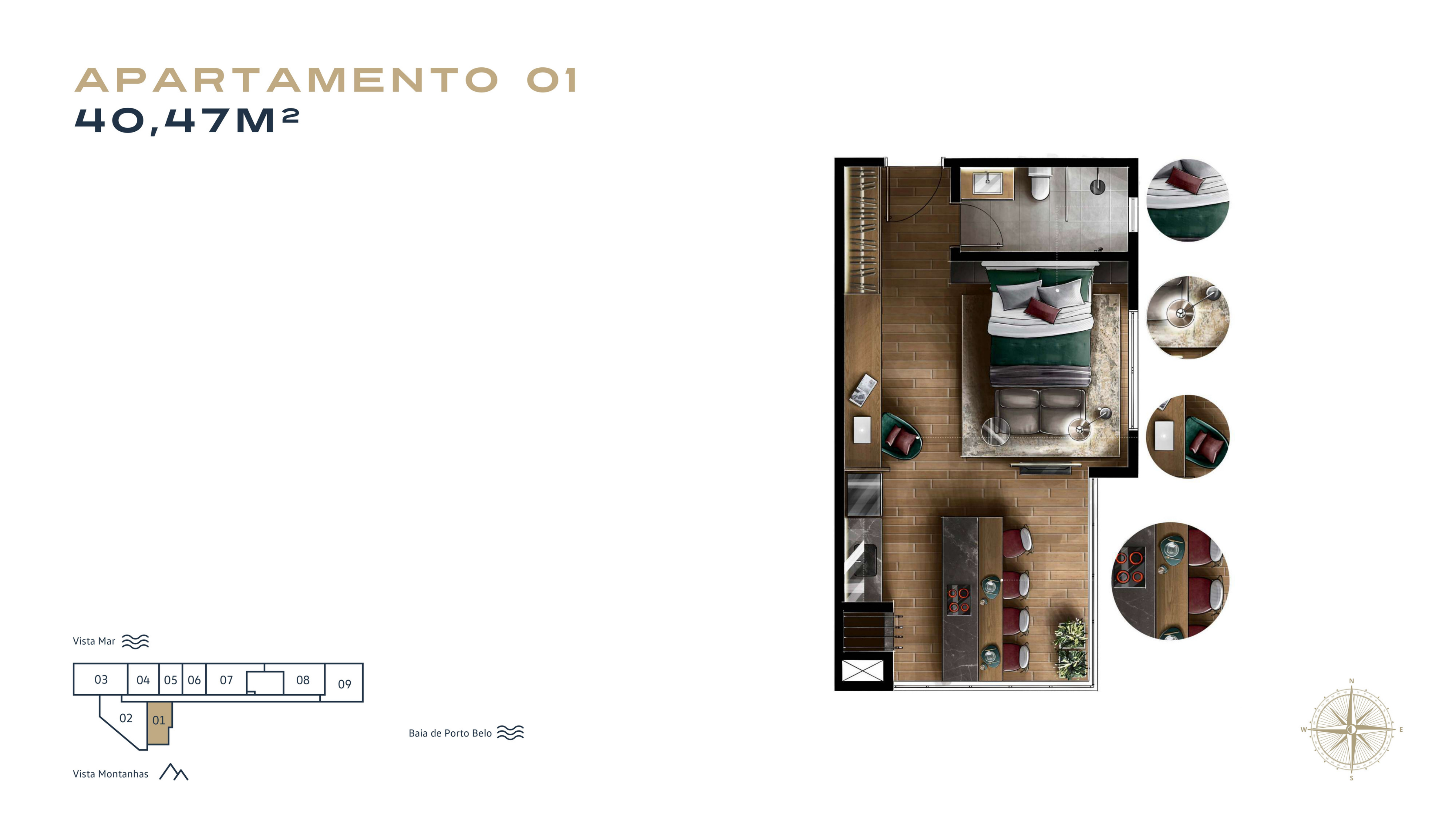 Atlantia Oceanview Home Boutique — Planta 3