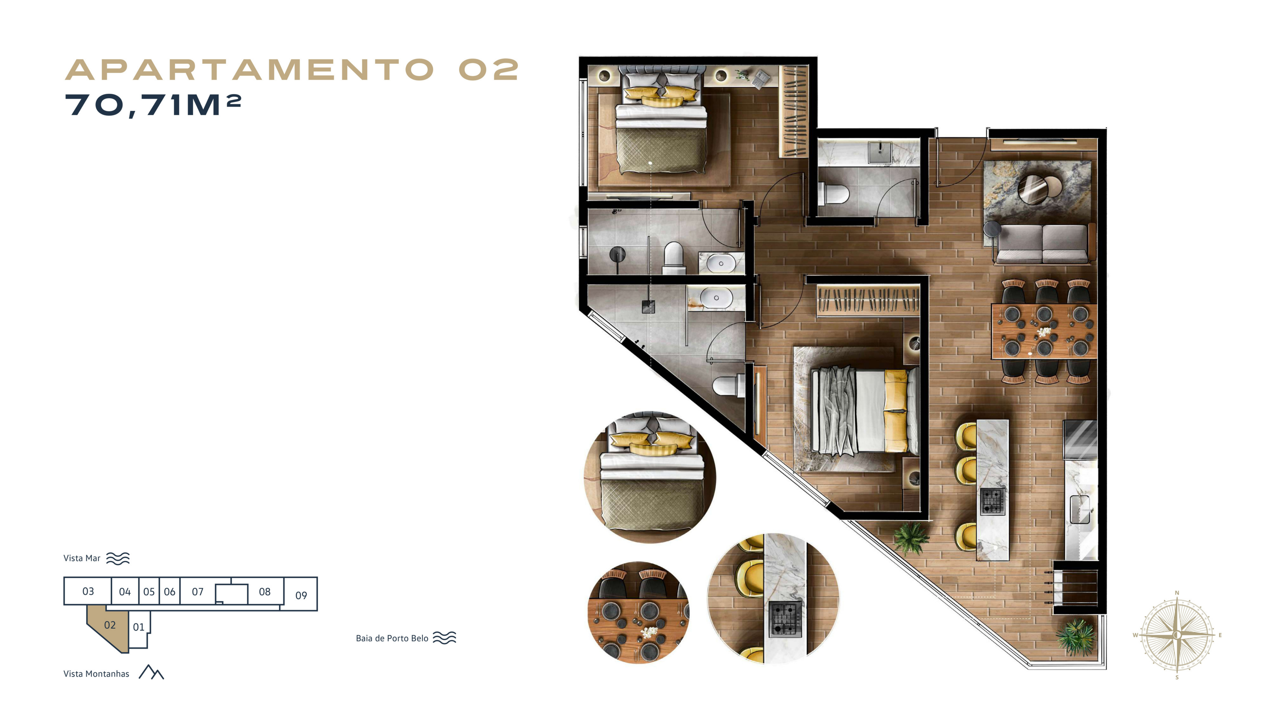 Atlantia Oceanview Home Boutique — Planta 4