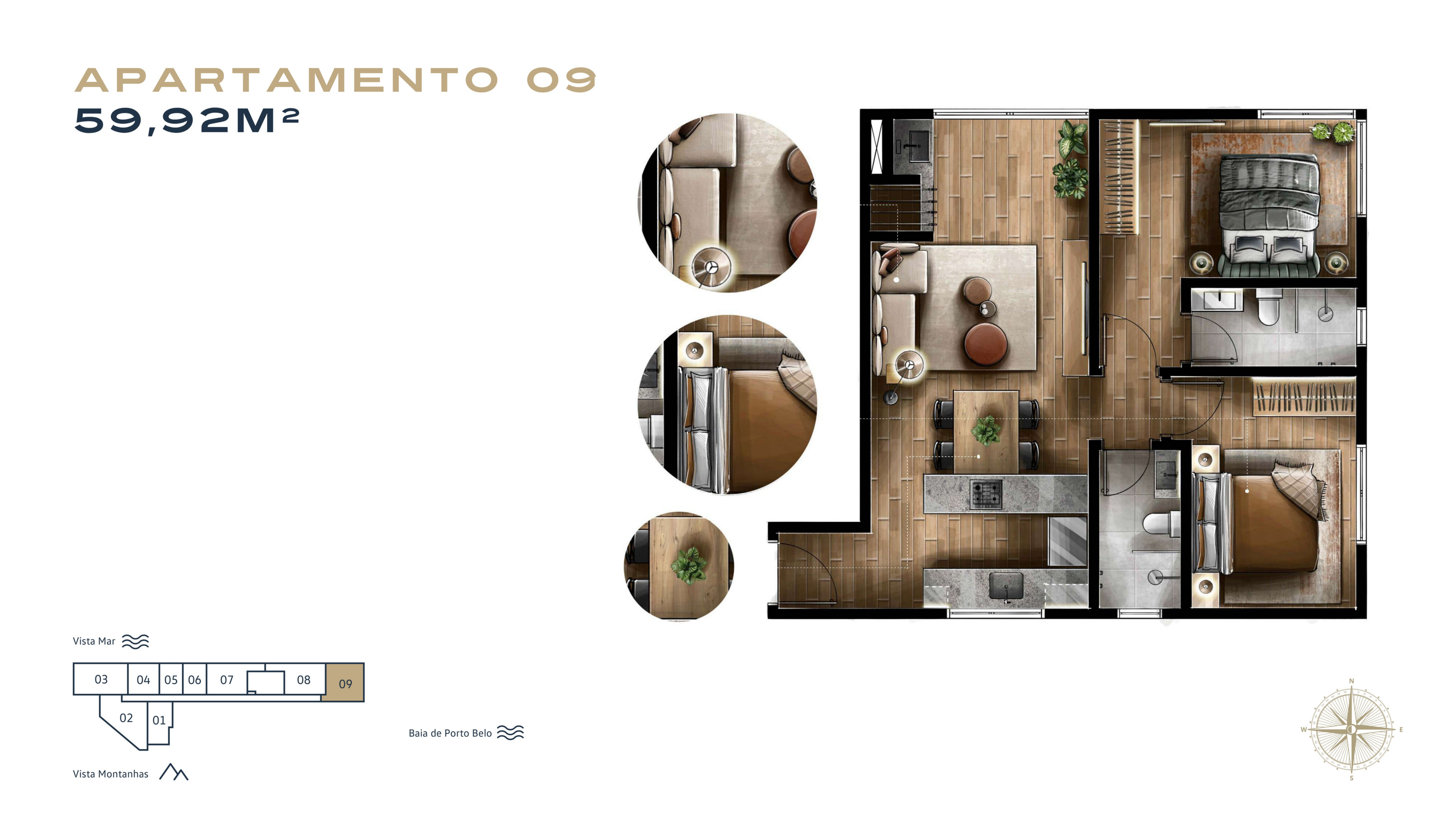 Atlantia Oceanview Home Boutique — Planta 9