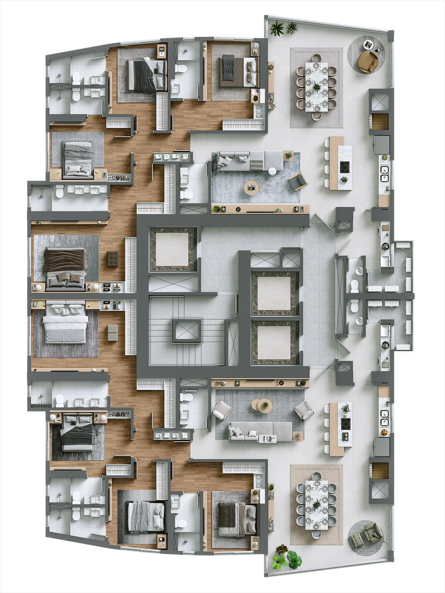 Apice Towers em Balneário Camboriú SC — Planta 4
