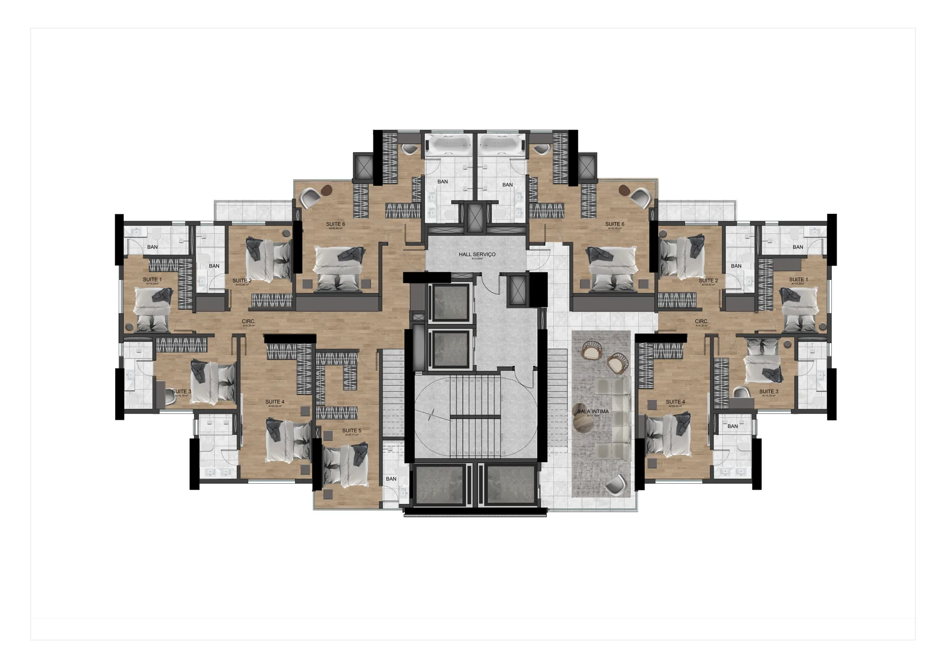 Celina Garden Residence — Planta 4