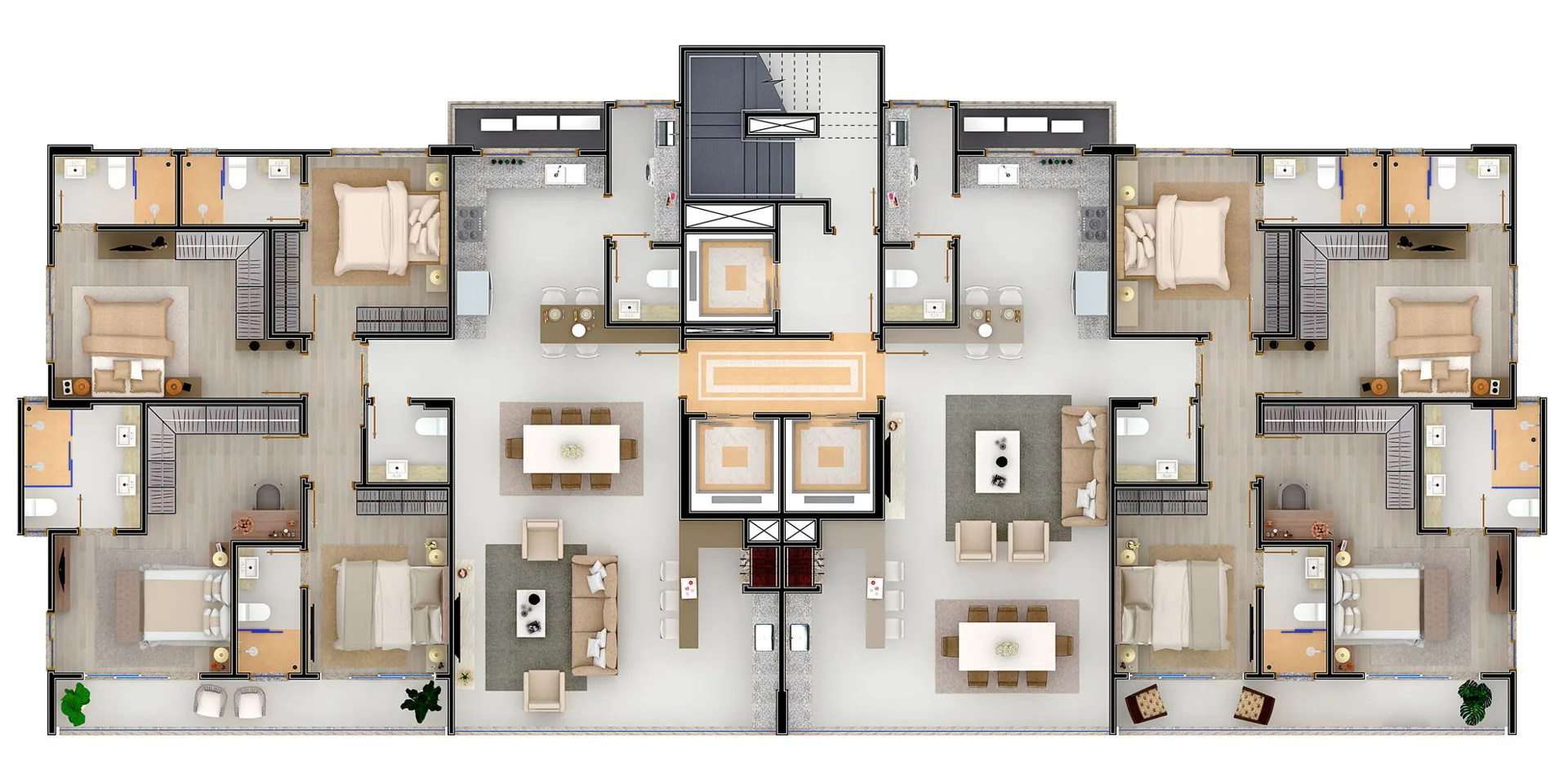 Collina Di Roma em Balneário Camboriú SC — Planta 4
