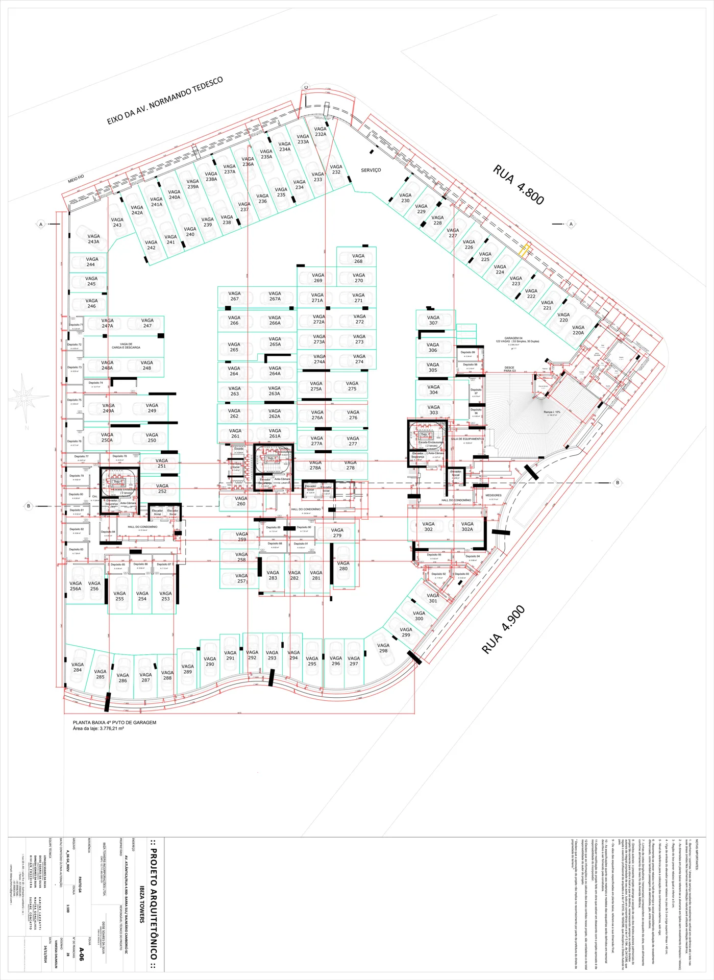 Ibiza Towers em Balneário Camboriú SC — Planta 3