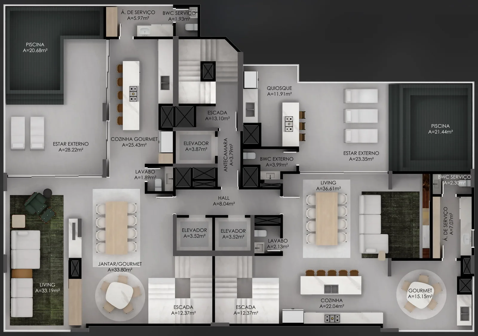 Las Salinas Residences — Planta 4