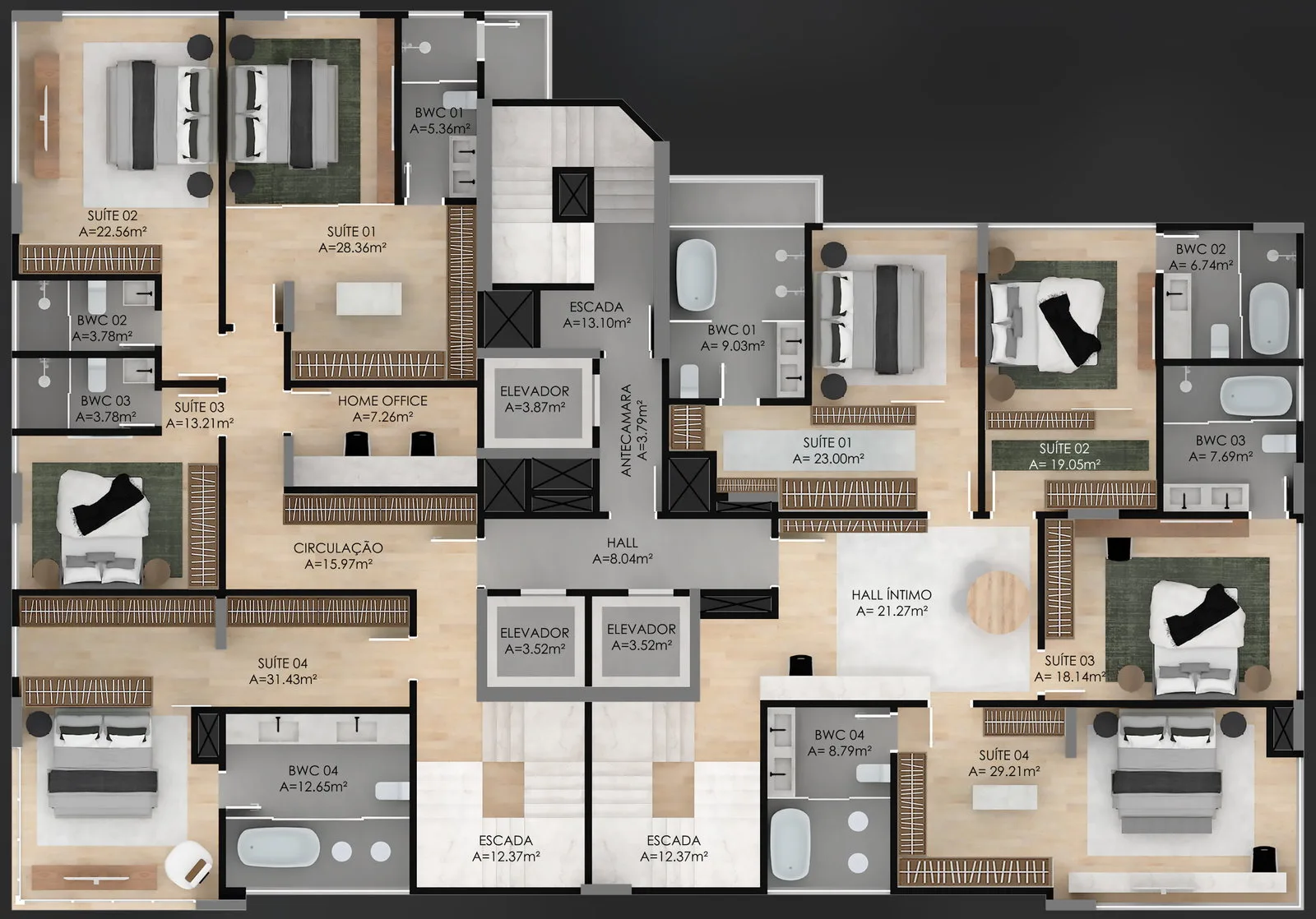 Las Salinas Residences — Planta 5