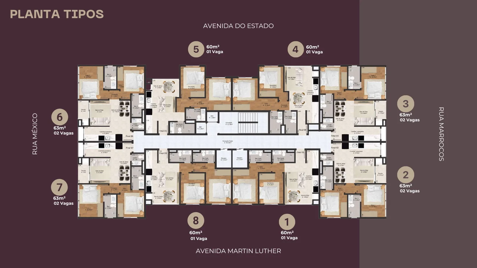 Marrocos Residence em Balneário Camboriú SC — Planta 2