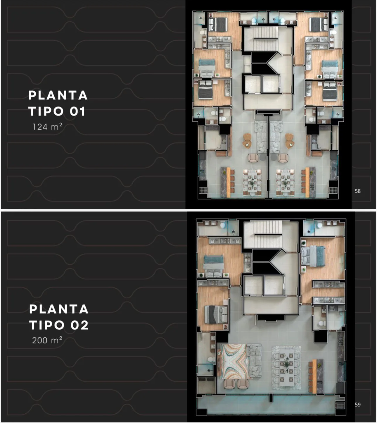 Saint Claire em Balneário Camboriú SC — Planta 1