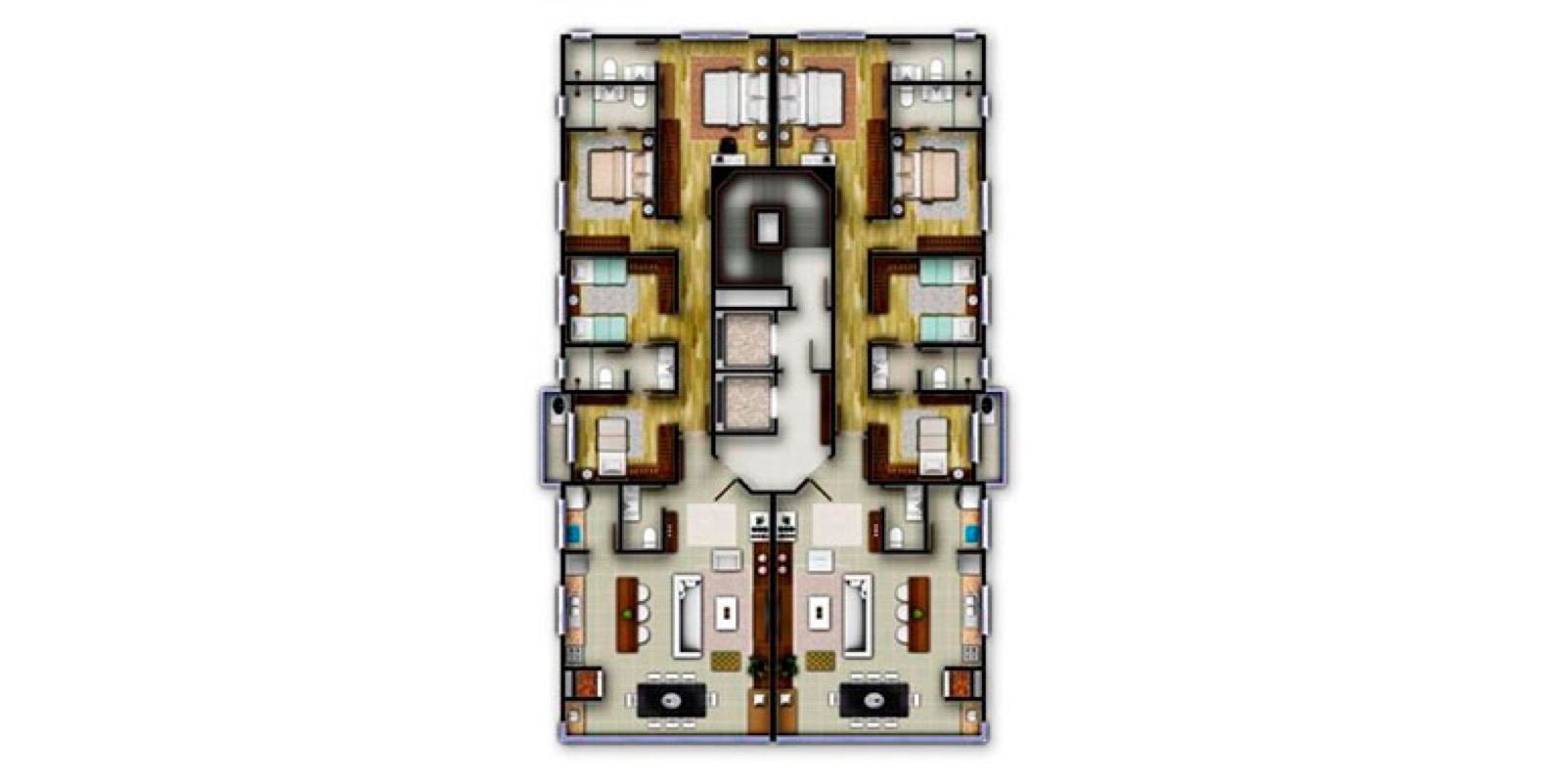 Area de lazer 7 do Chateau Montmartre em Balneário Camboriú SC
