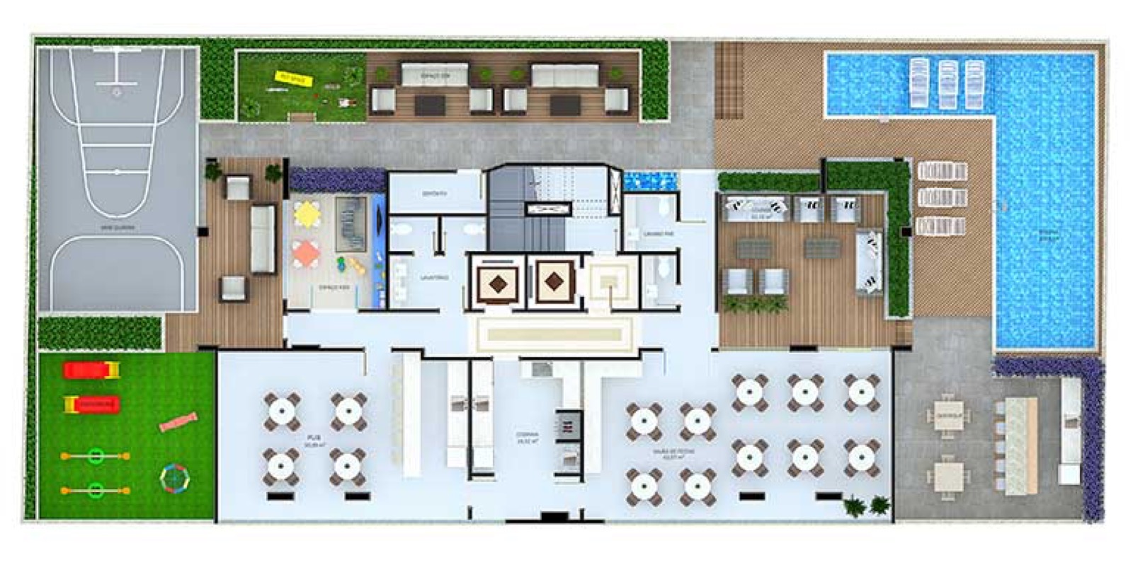 Render 1 do Collina di Napoli em Balneário Camboriú SC