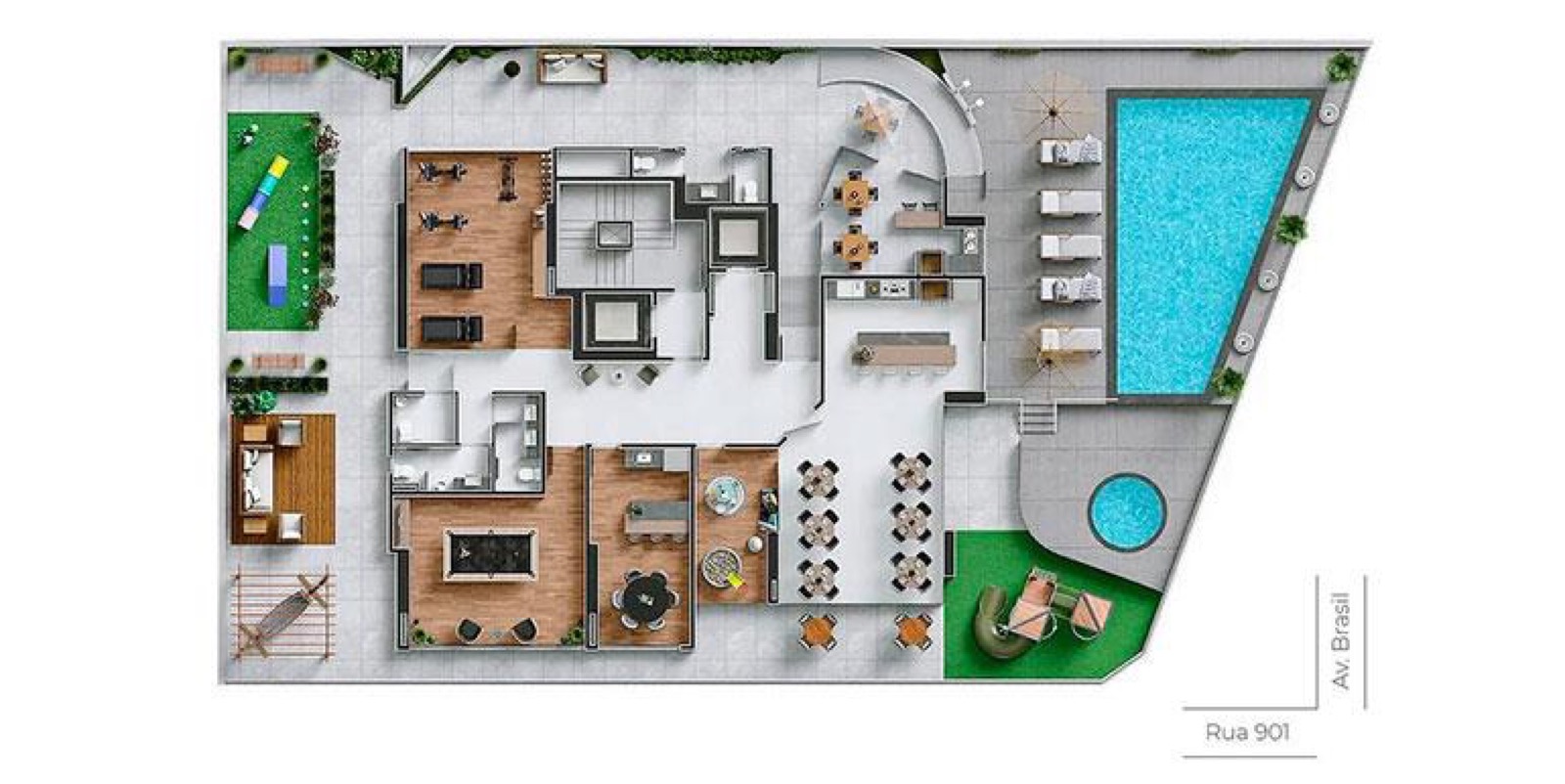 Render 3 do Cyano Mare em Balneário Camboriú SC