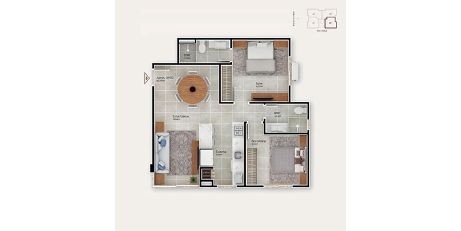 Render 1 do Genève em Balneário Camboriú SC