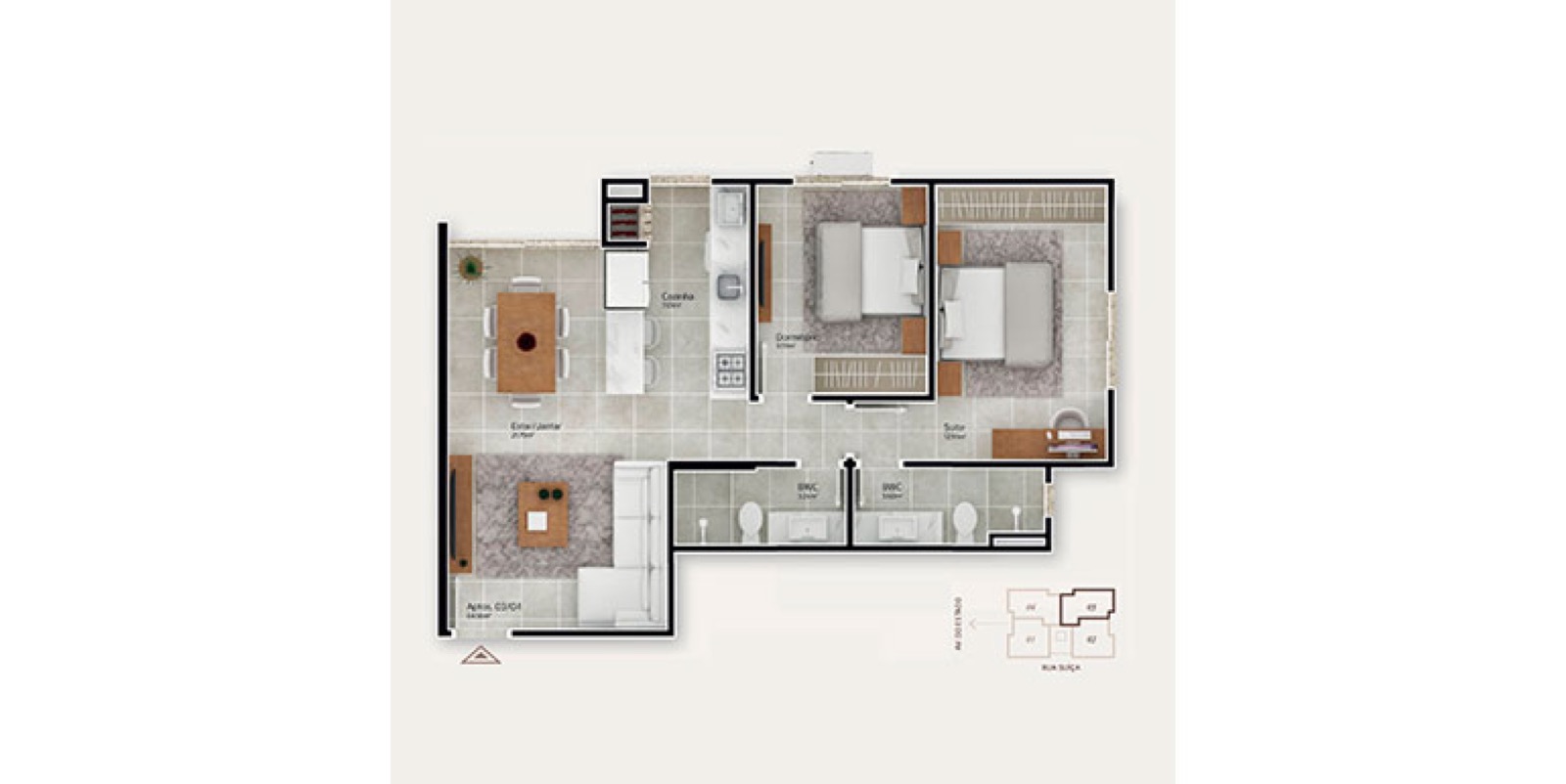 Render 2 do Genève em Balneário Camboriú SC