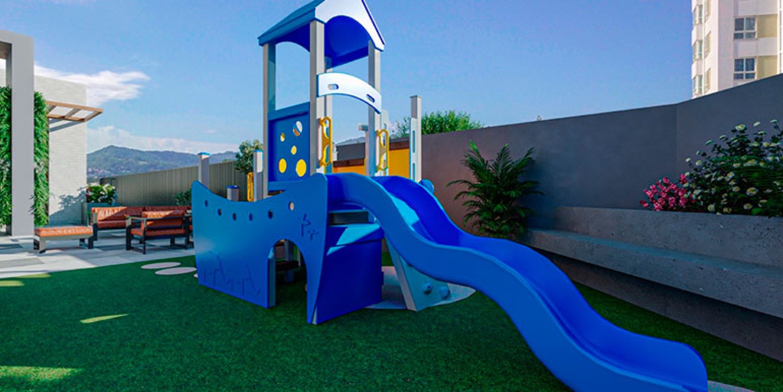 Area de lazer 4 do Magic Sun em Balneário Camboriú SC