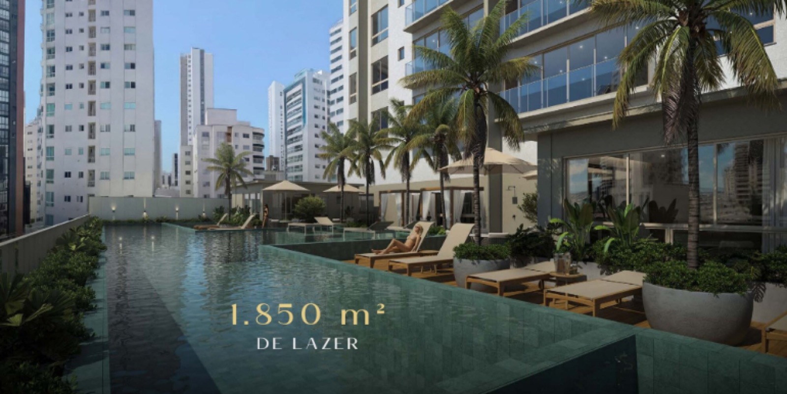 Area de lazer 1 do Maui em Balneário Camboriú SC