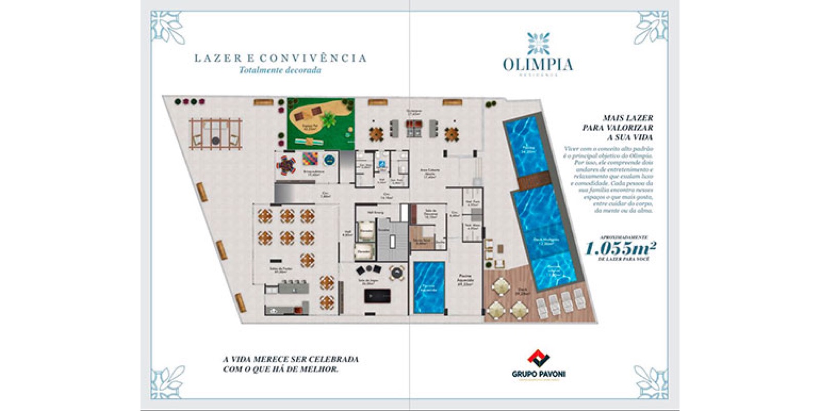 Render 3 do Olimpia em Balneário Camboriú SC