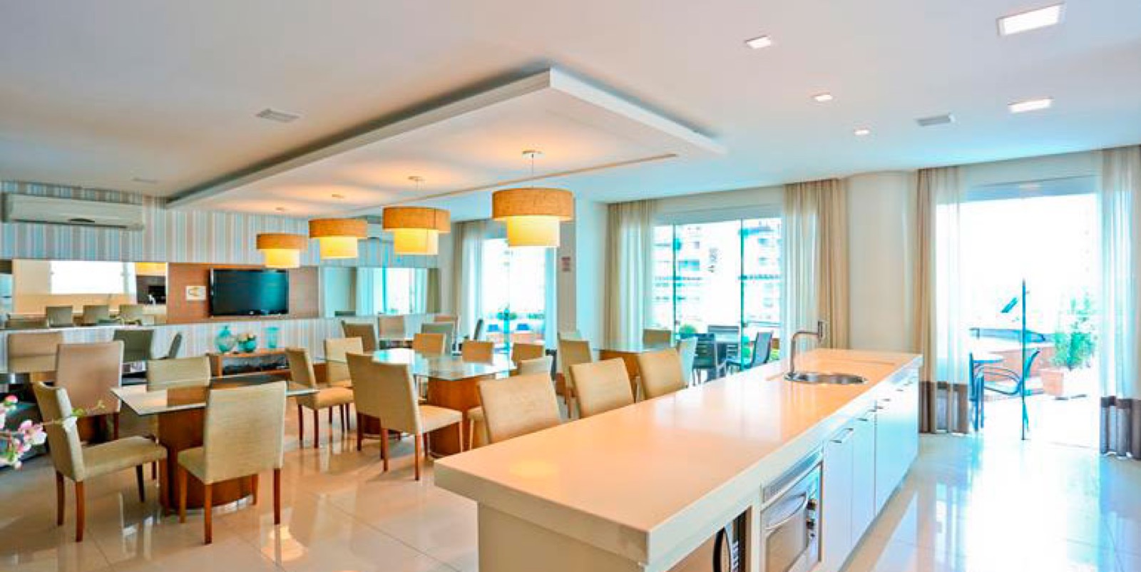 Area de lazer 6 do Palazzo Del Mare em Balneário Camboriú SC