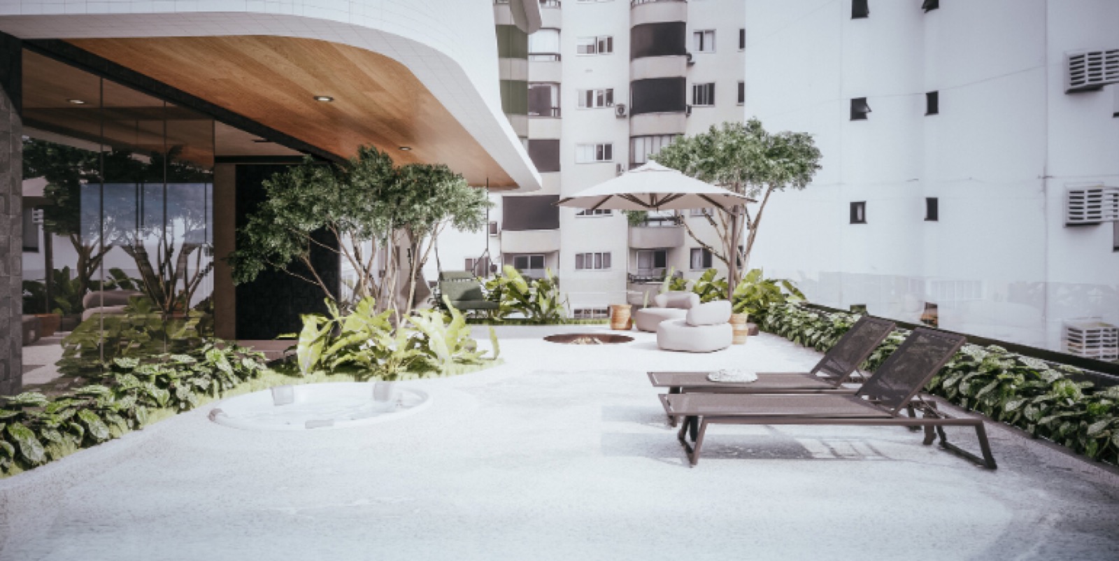 Area de lazer 4 do Quantum em Balneário Camboriú SC