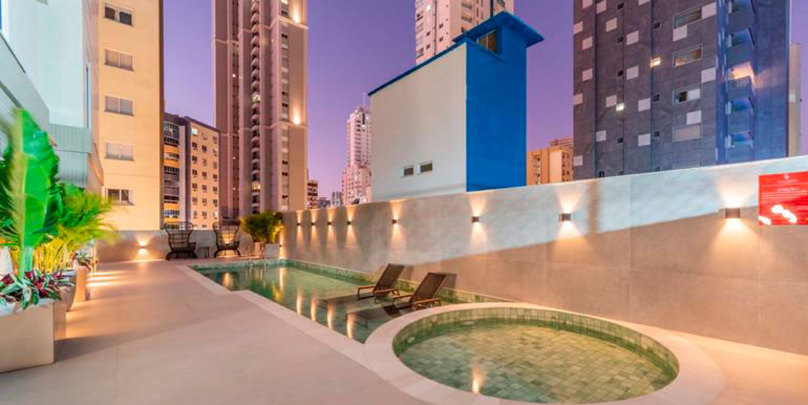 Area de lazer 1 do San Valentim em Balneário Camboriú SC