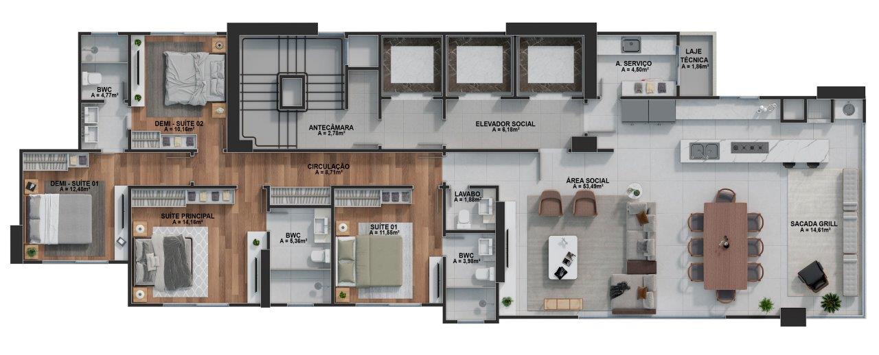 San Paolo Residenziale - Planta 3
