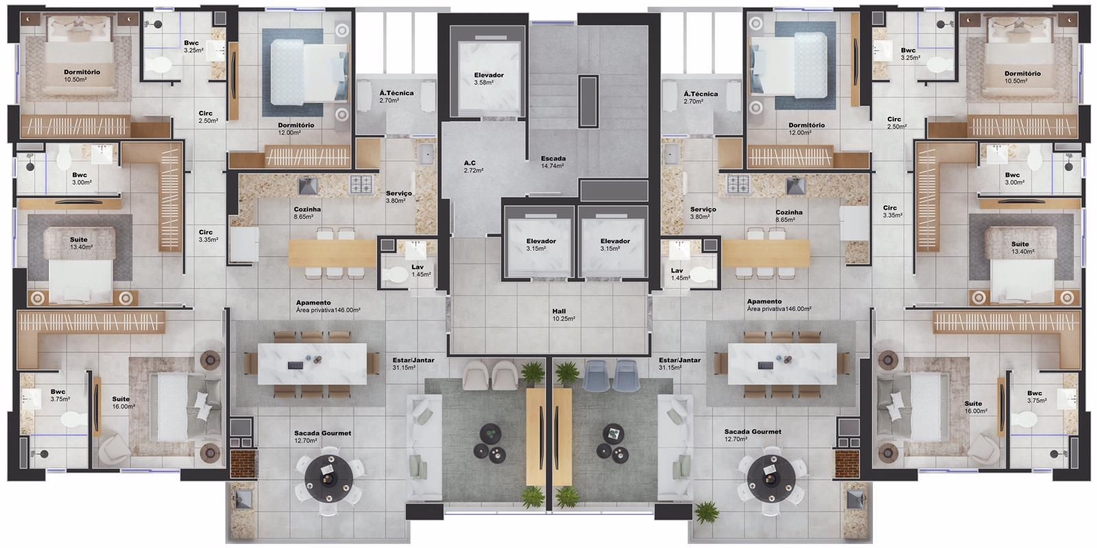 Opera Tower - Planta 2