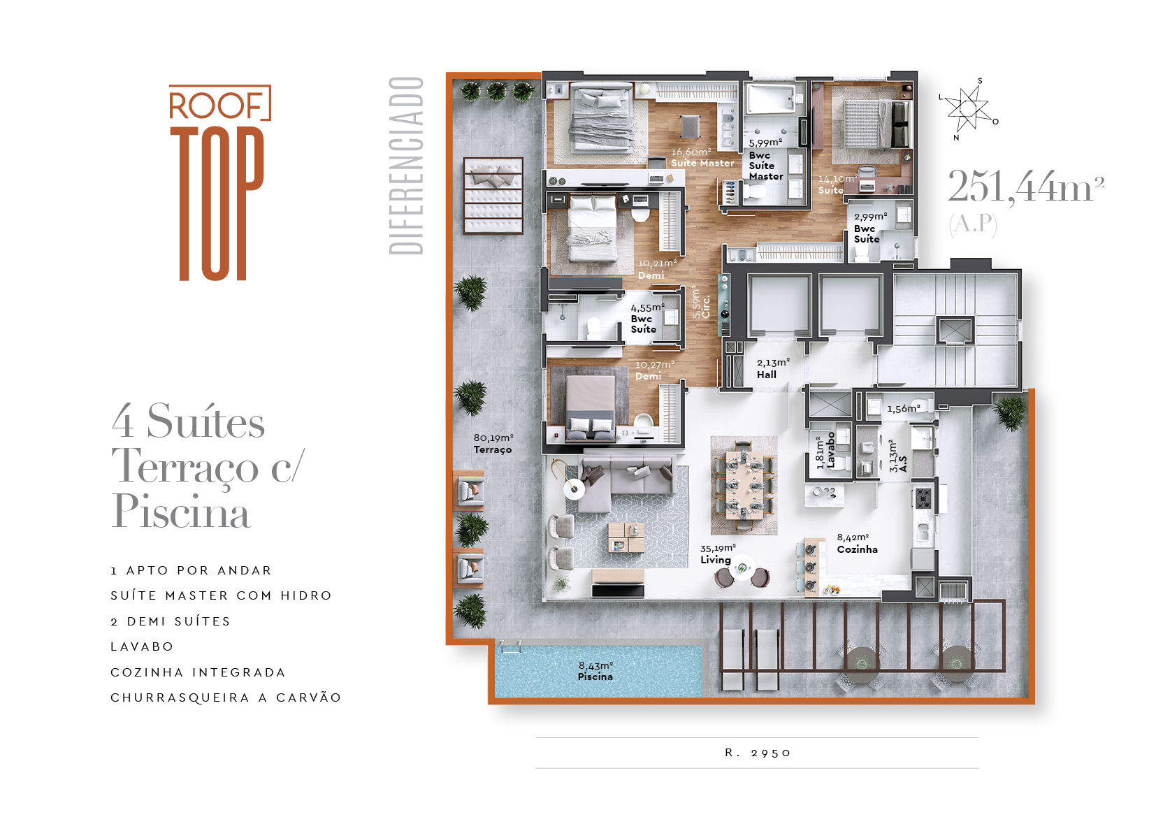 Rooftop - Planta 1