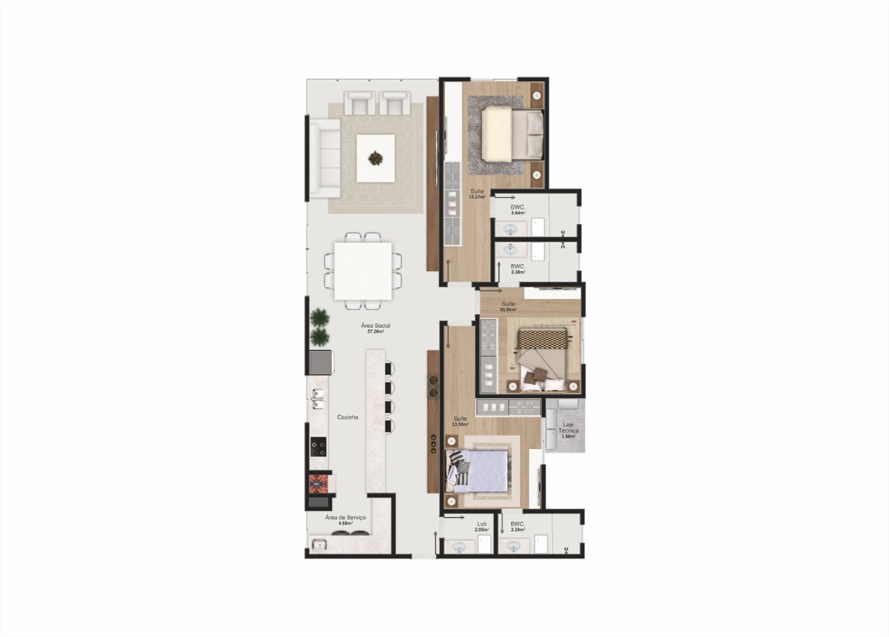 Costa Esmeralda - Planta 1