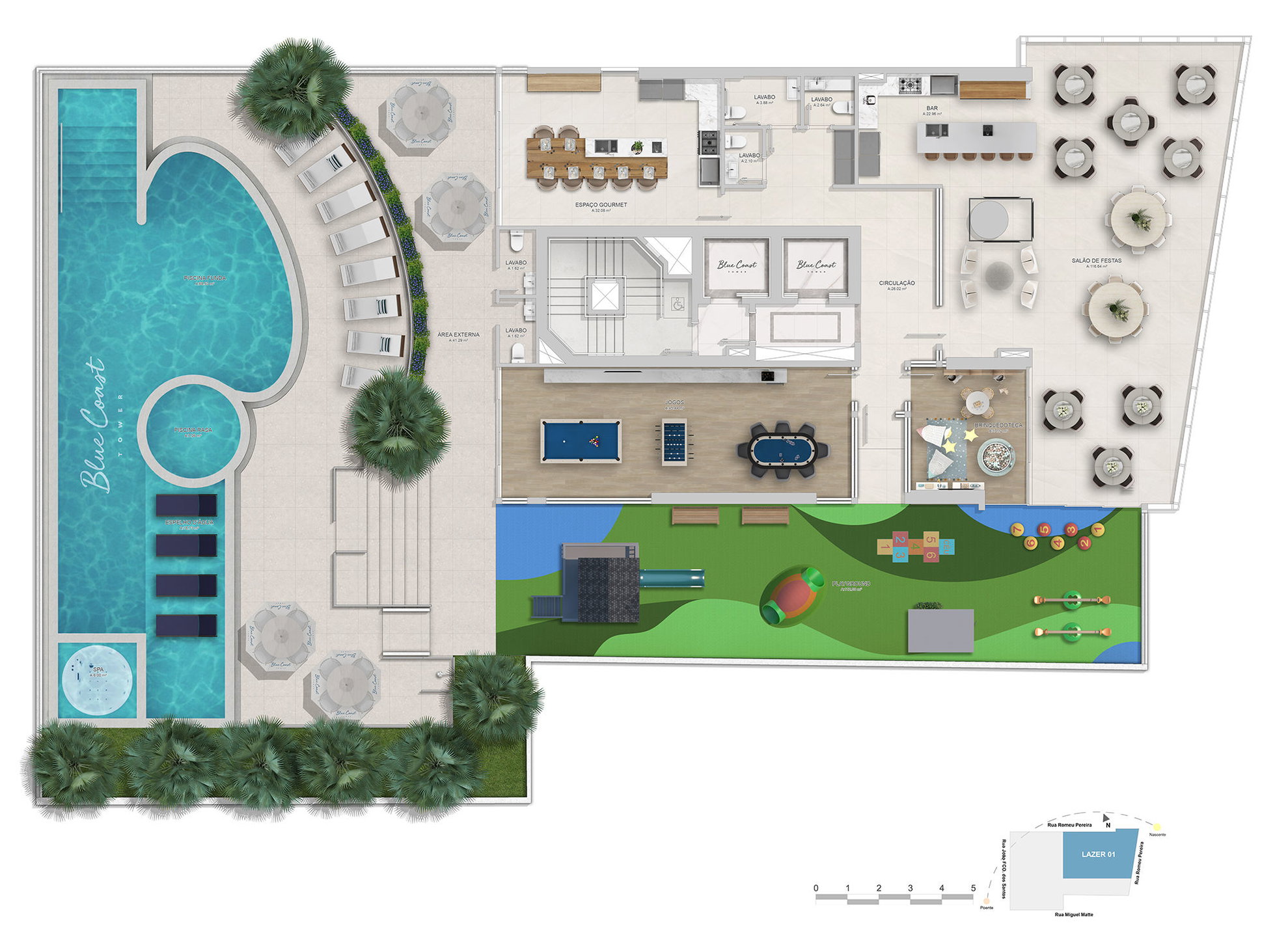 Blue Coast Tower em Balneário Camboriú SC — Planta 5