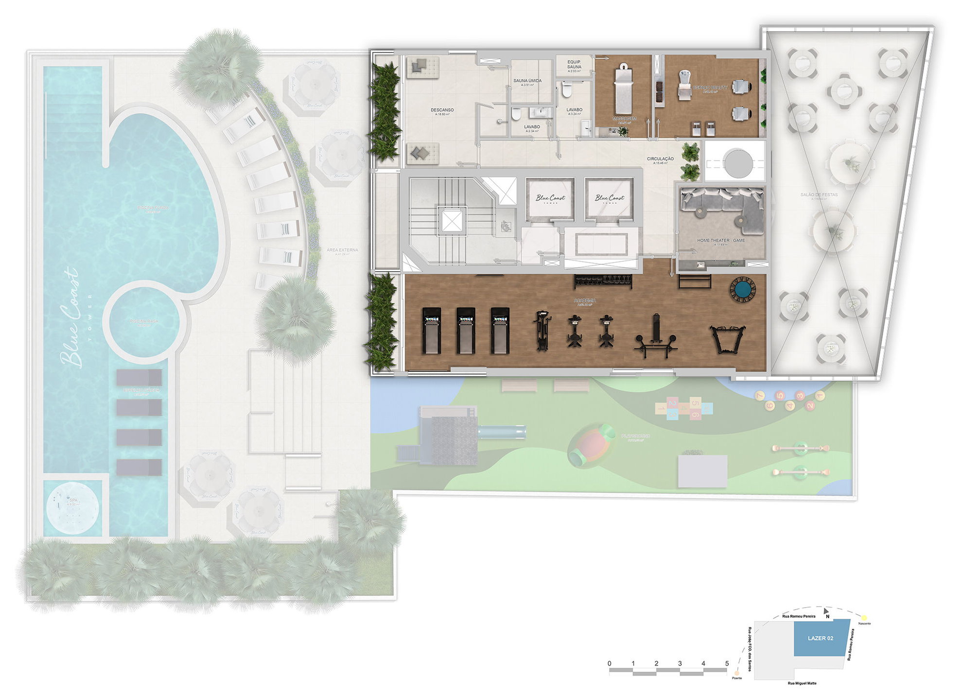 Blue Coast Tower em Balneário Camboriú SC — Planta 6