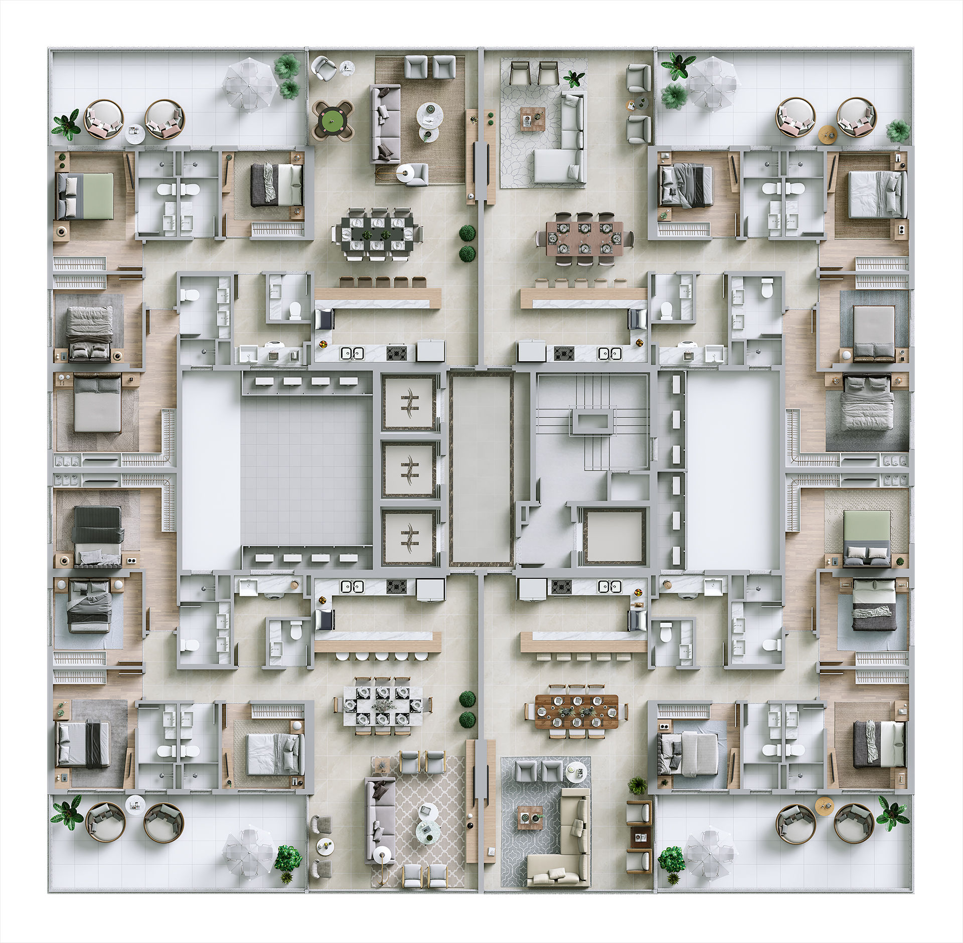 Horizon Residence - Planta 1