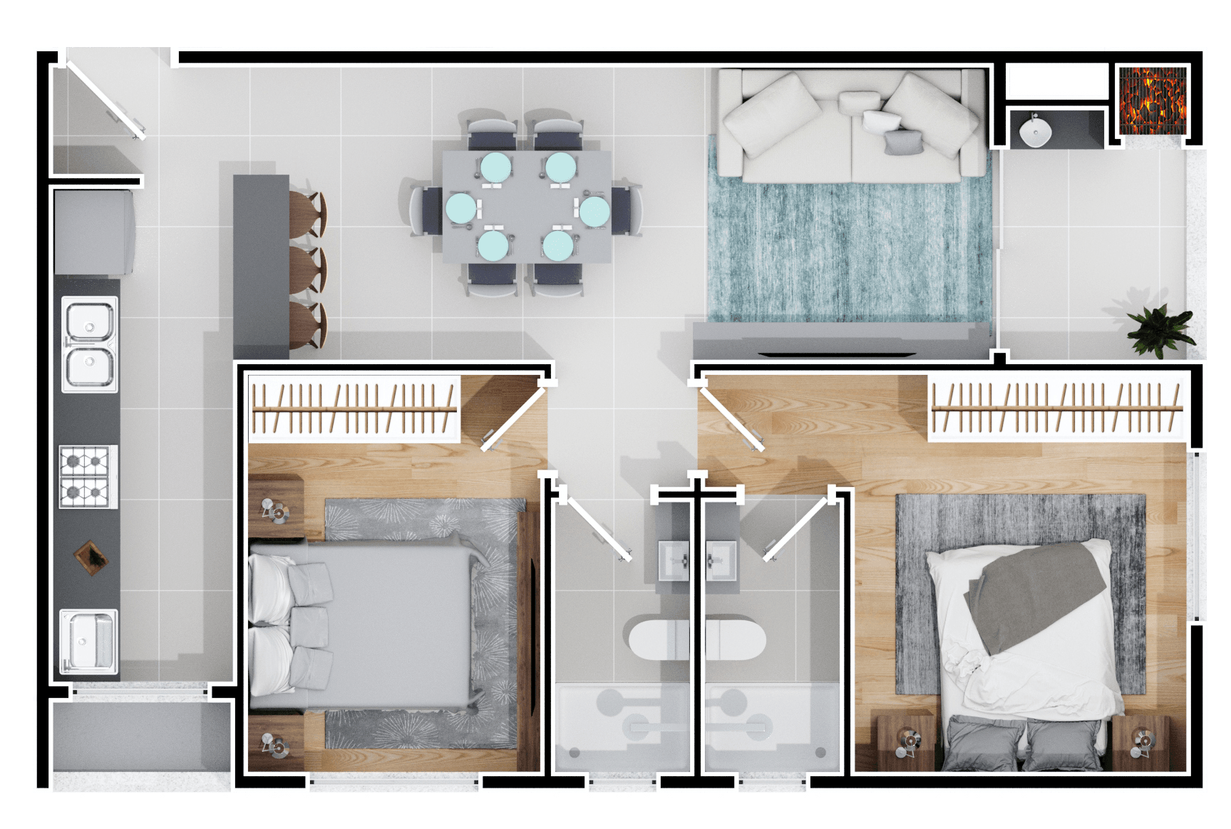 Plaza Viena - Planta 3
