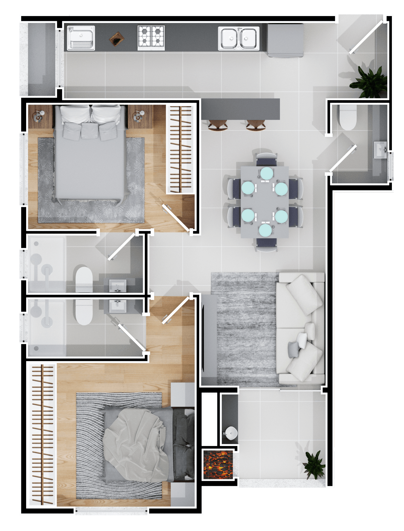 Plaza Viena - Planta 4