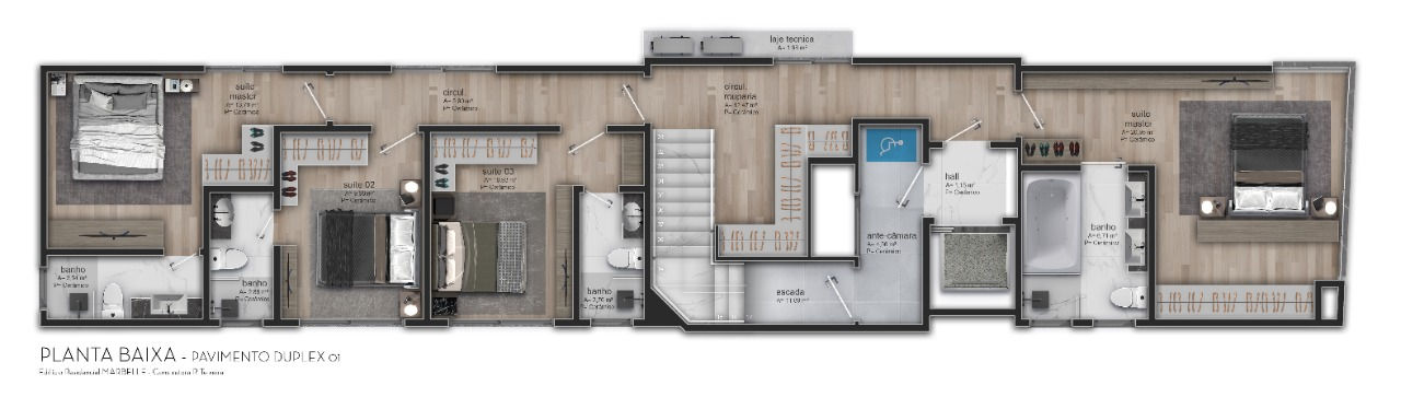 Mar Belle Residence - Planta 3