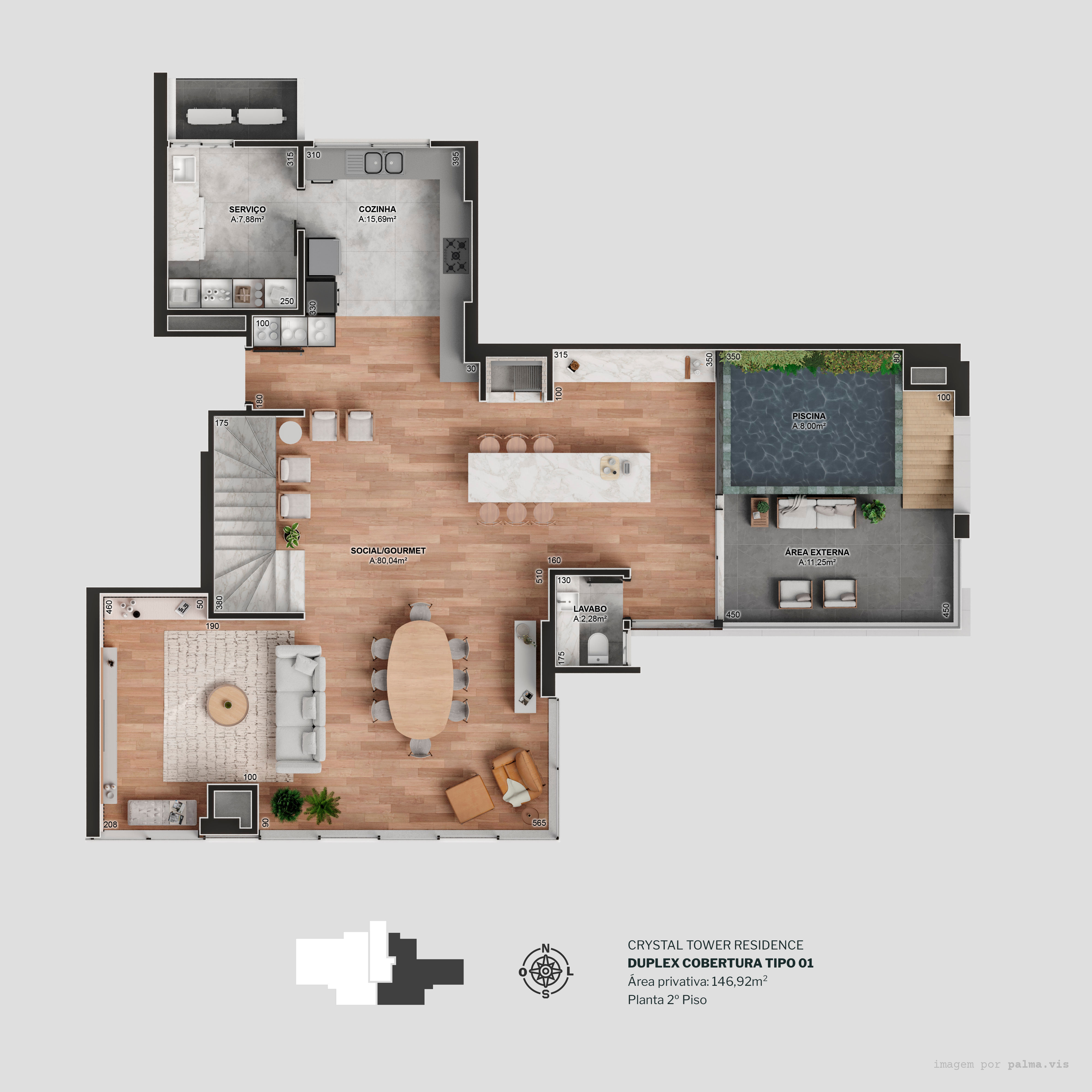 Diamond Crystal Tower - Planta 2