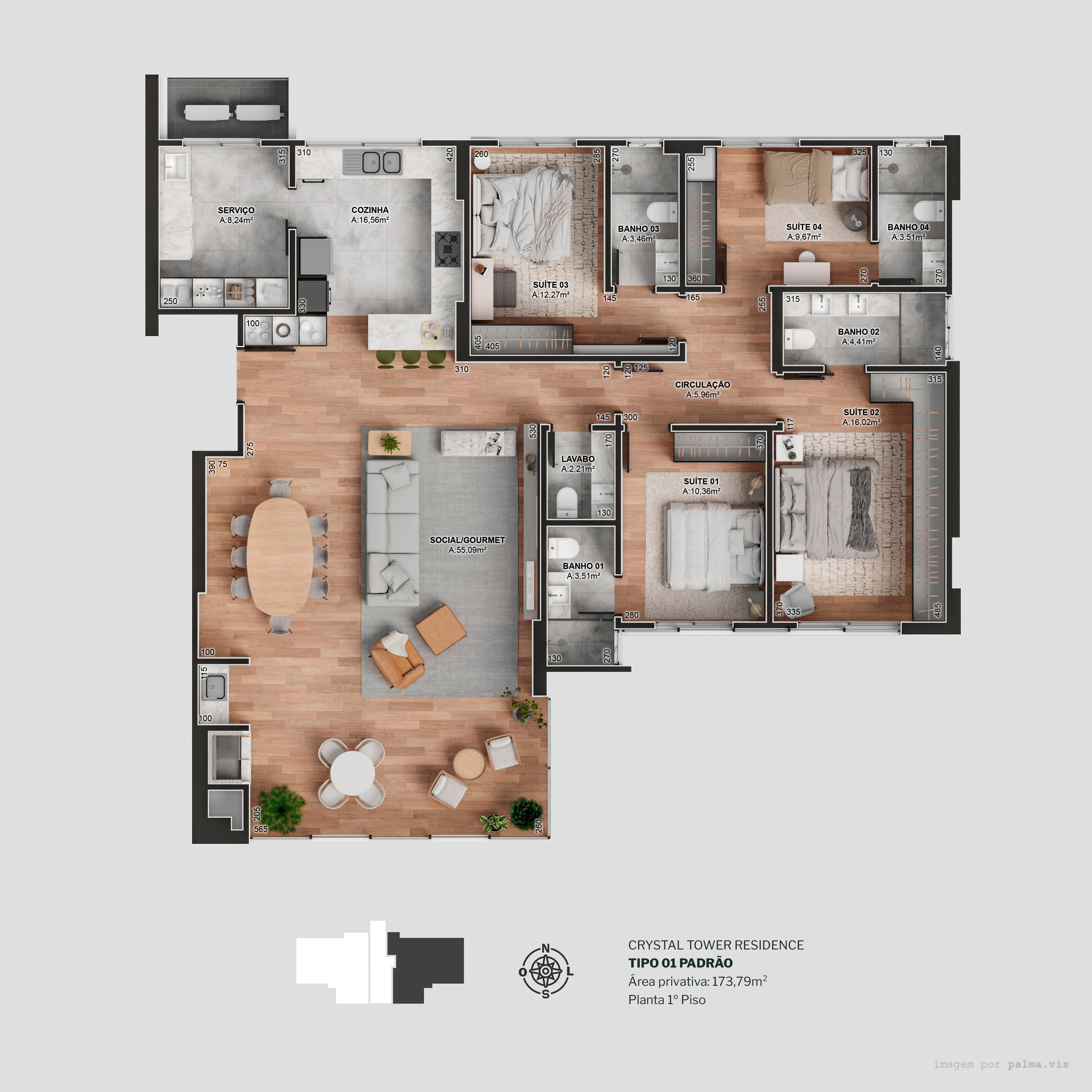 Diamond Crystal Tower - Planta 6
