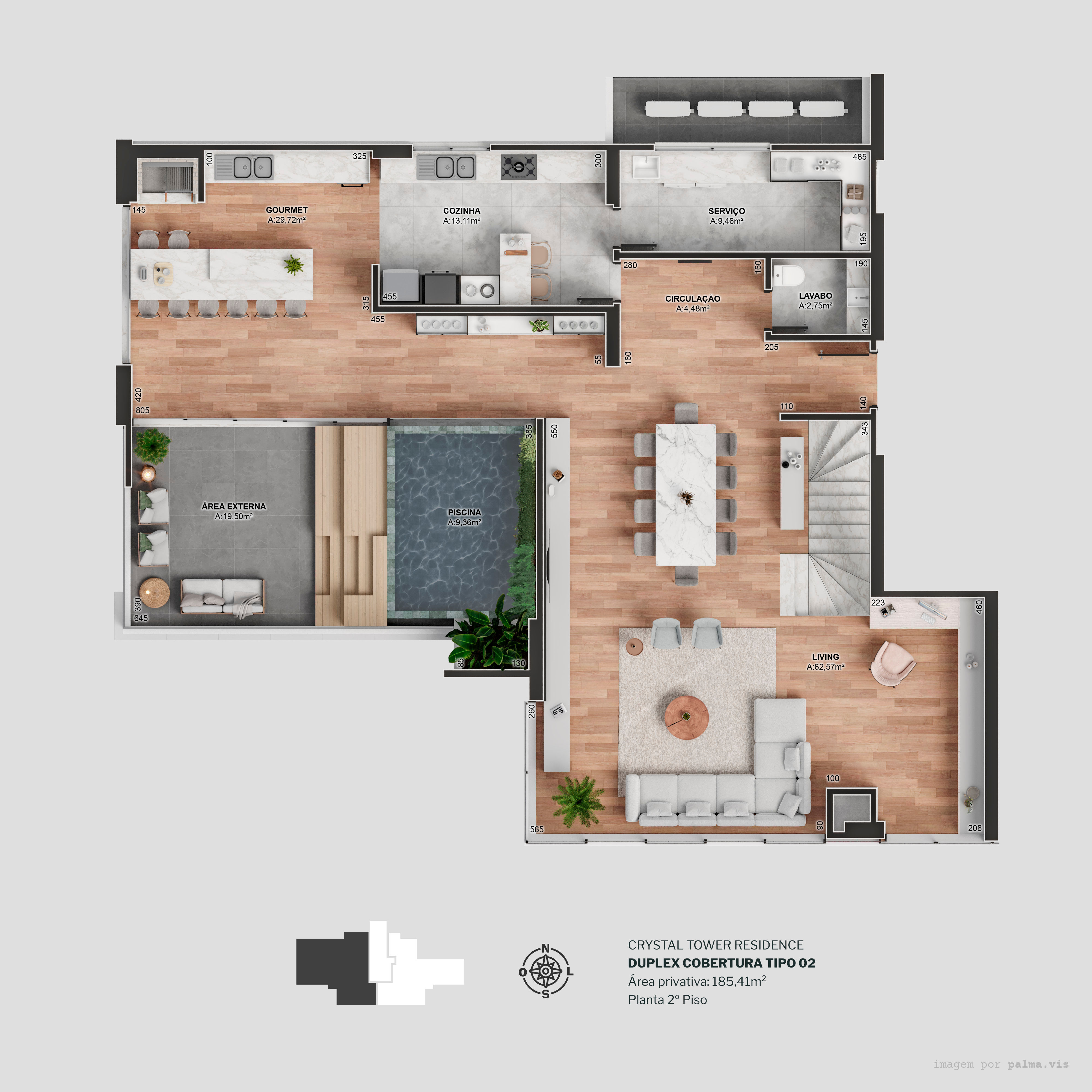 Diamond Crystal Tower - Planta 3