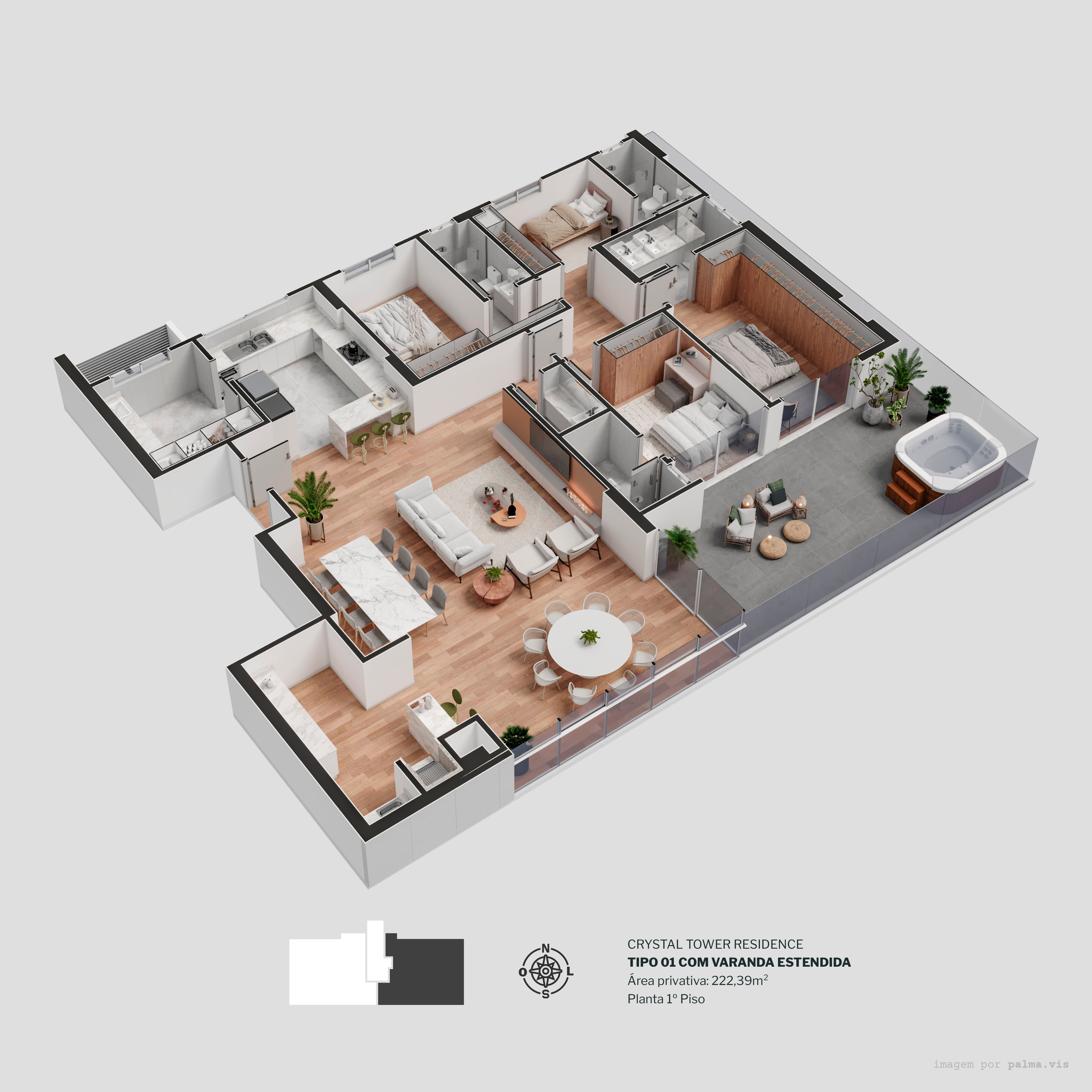Diamond Crystal Tower - Planta 11