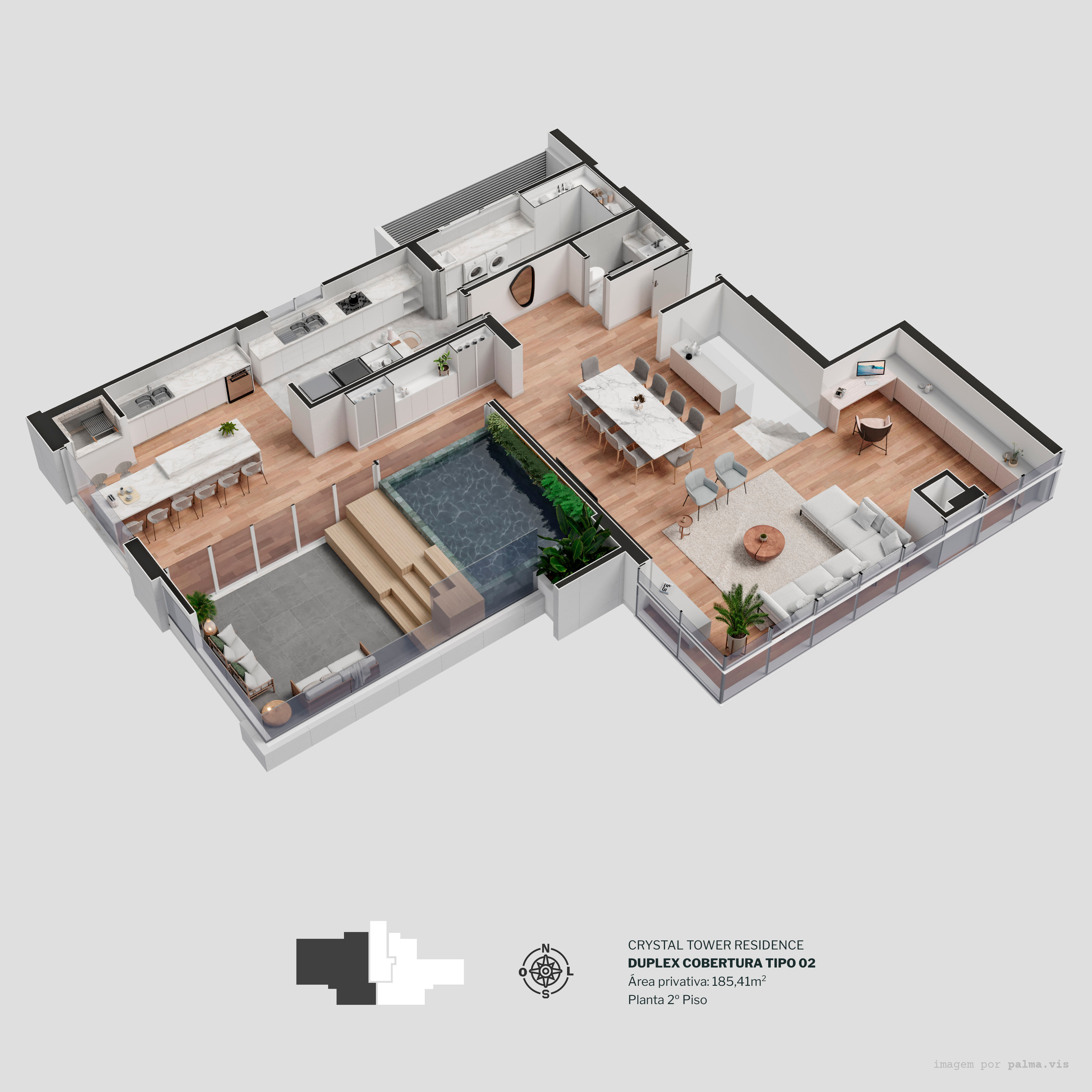 Diamond Crystal Tower - Planta 14