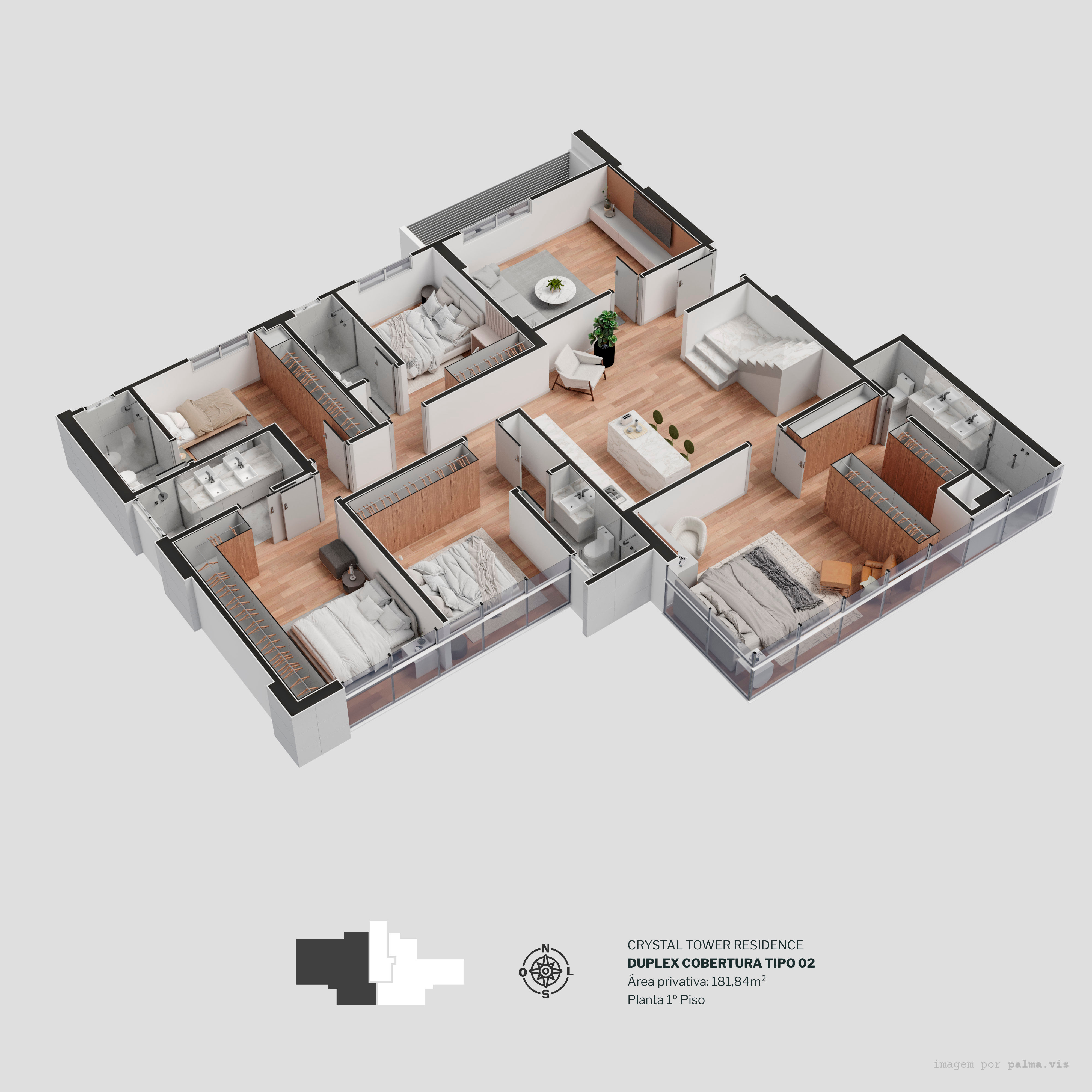Diamond Crystal Tower - Planta 15