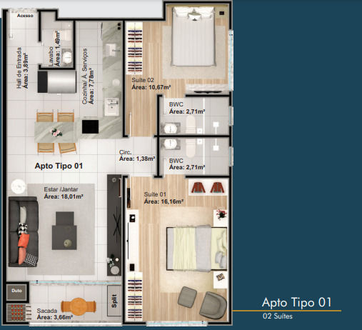 Paganini Tower - Planta 1