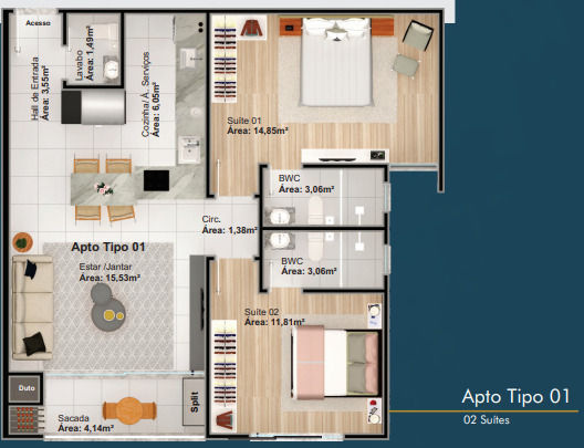Paganini Tower - Planta 5