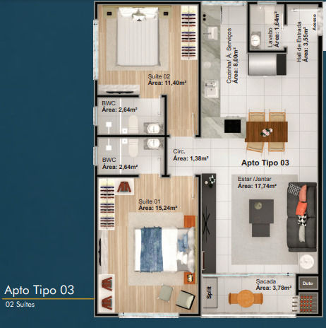 Paganini Tower - Planta 6