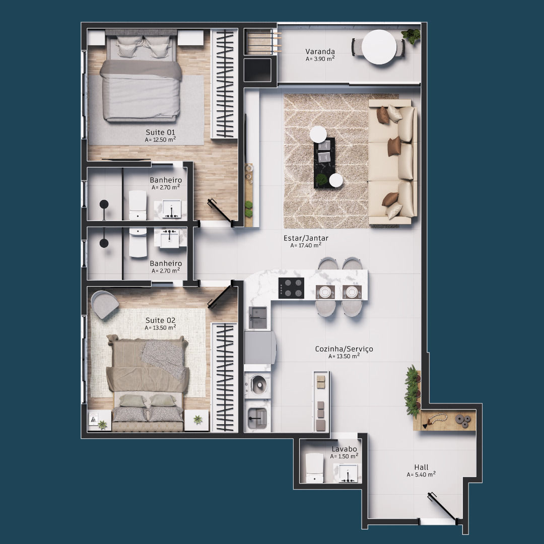 Paganini Tower - Planta 7