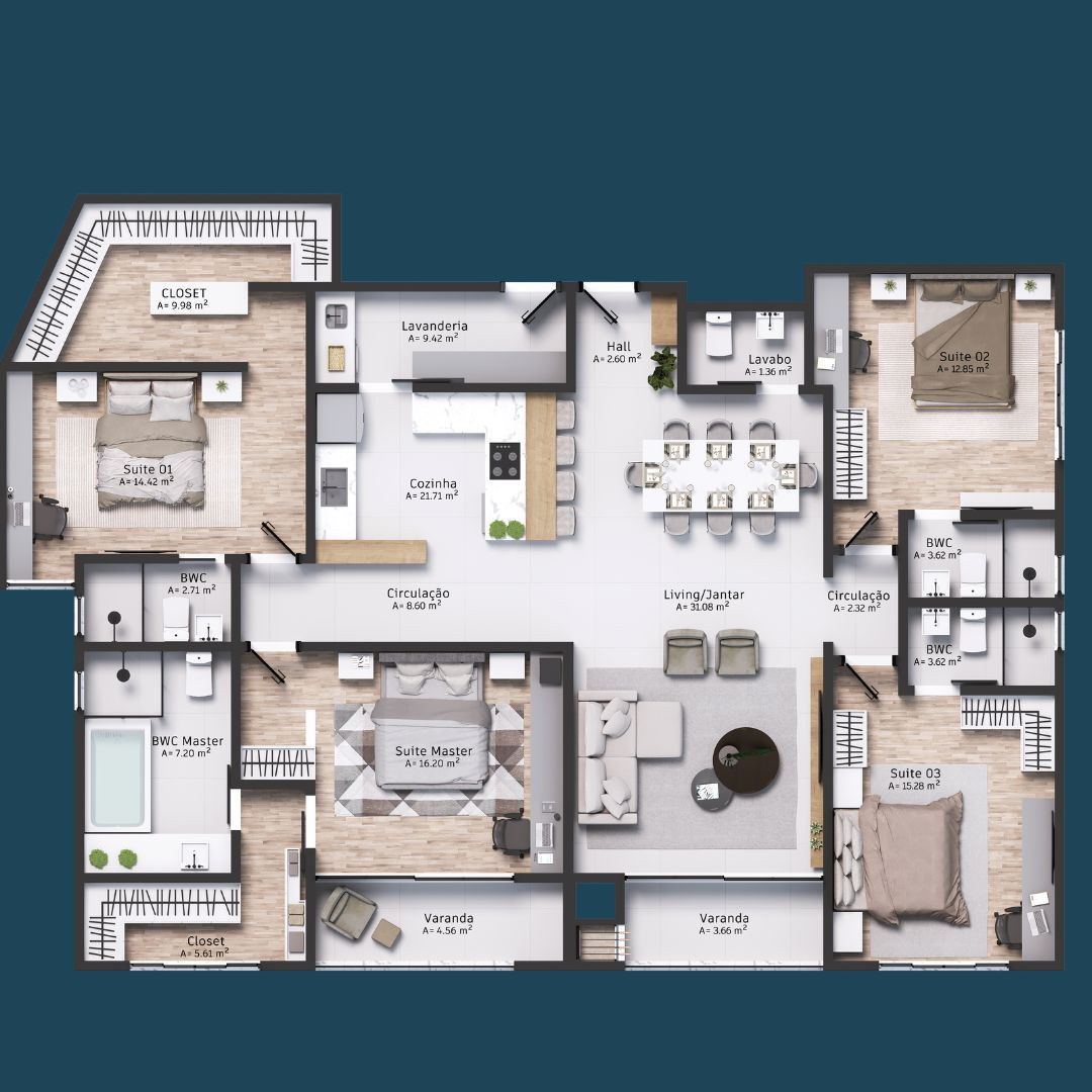 Paganini Tower - Planta 8