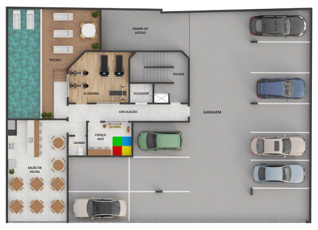Residencial Ilha Di Cretta - Planta 1