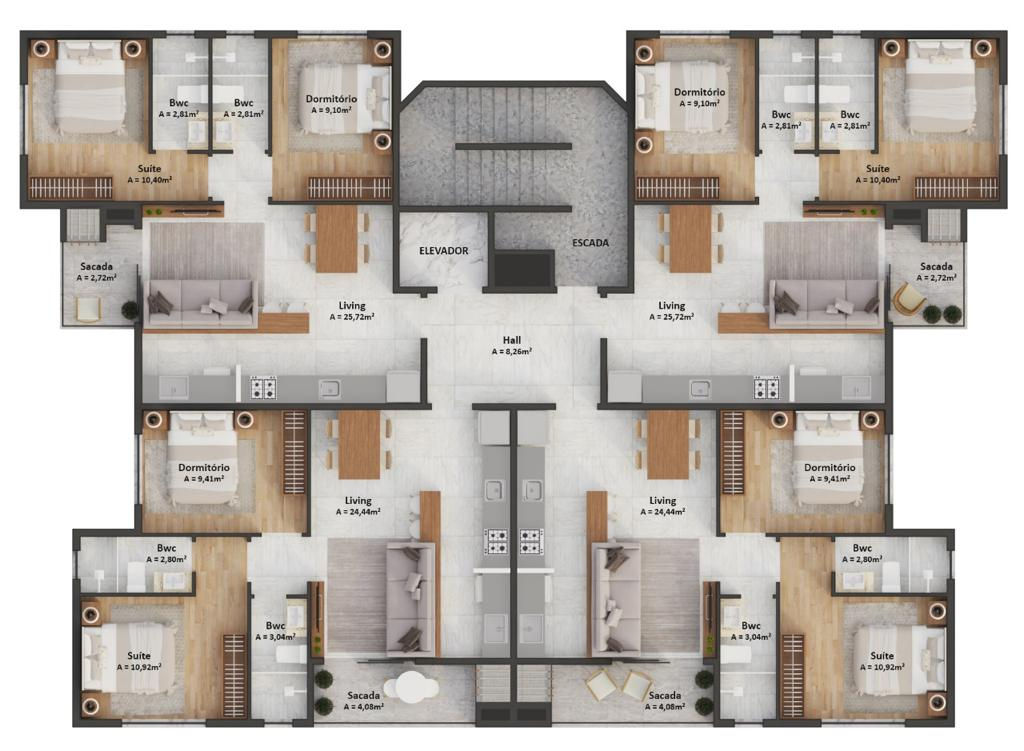 Residencial Ilha Di Cretta - Planta 2