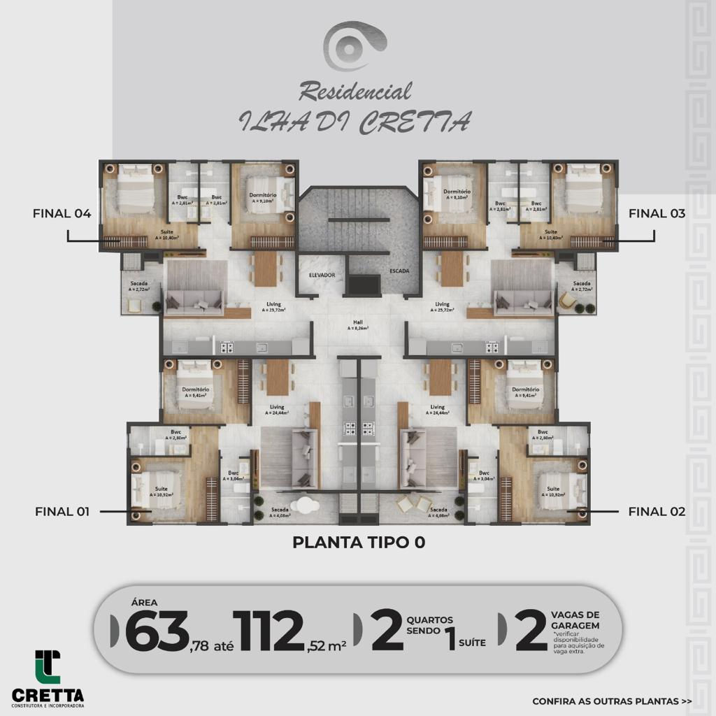 Residencial Ilha Di Cretta - Planta 4