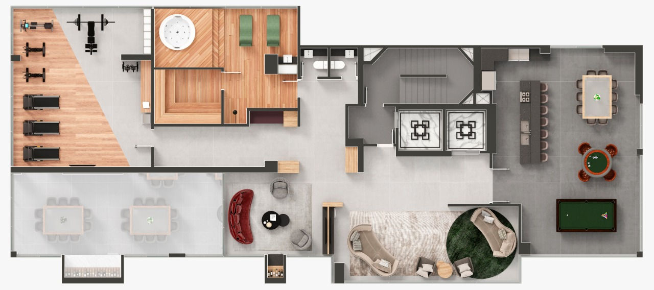 Sparkling Wine Residence - Planta 2