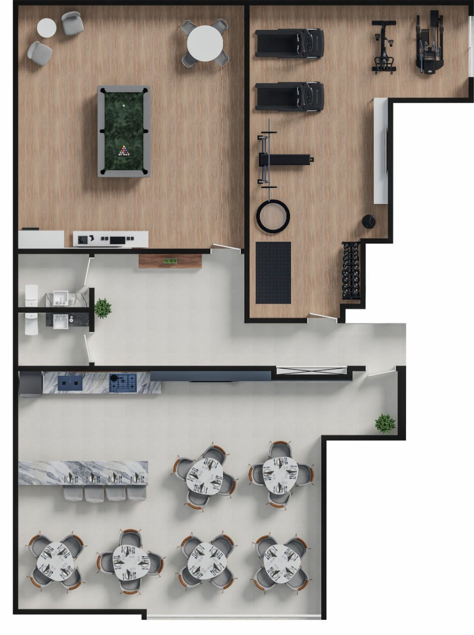 Vila Madalena - Planta 3