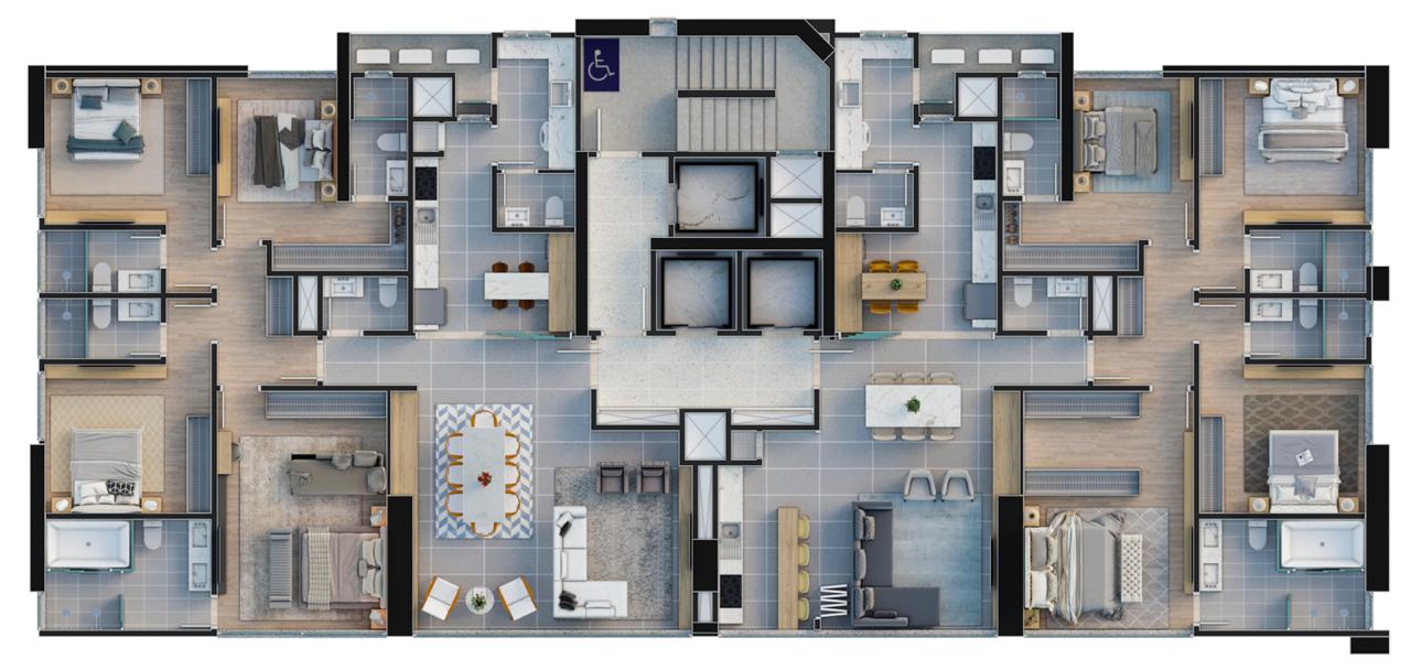 135 Jardins - Planta 3