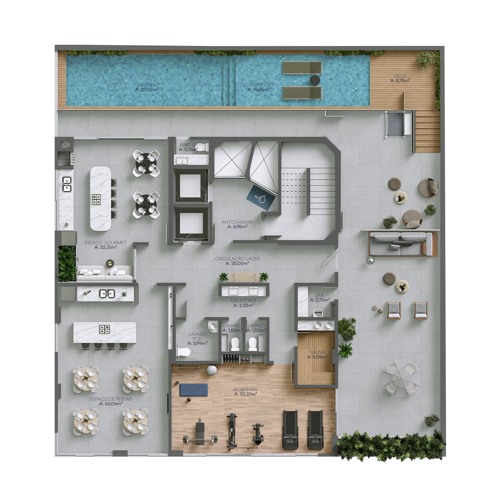 Aquabella Residence - Planta 2